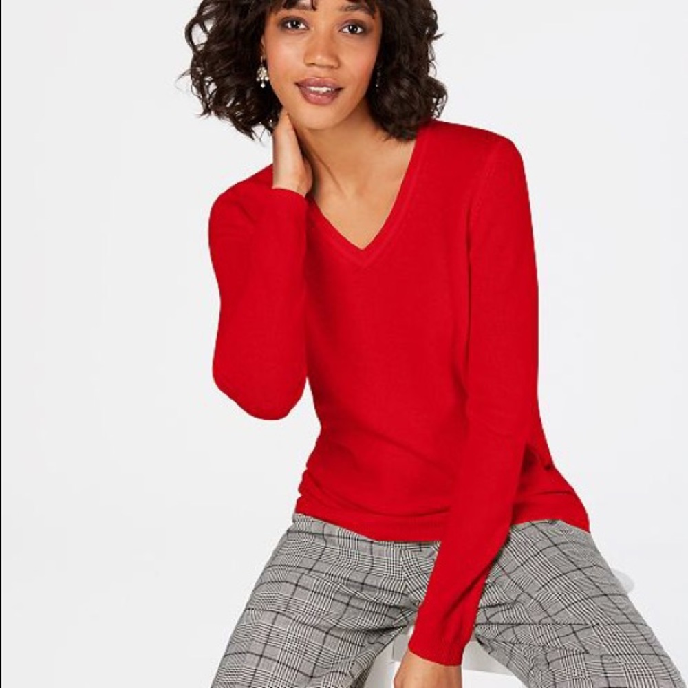 NWT Cashmere V-neck sweater